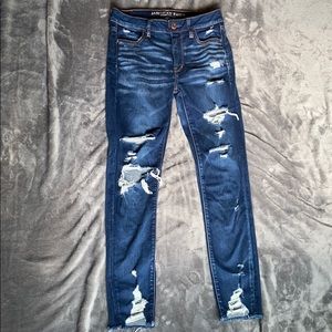 american eagle super stretch skinny jeans:)